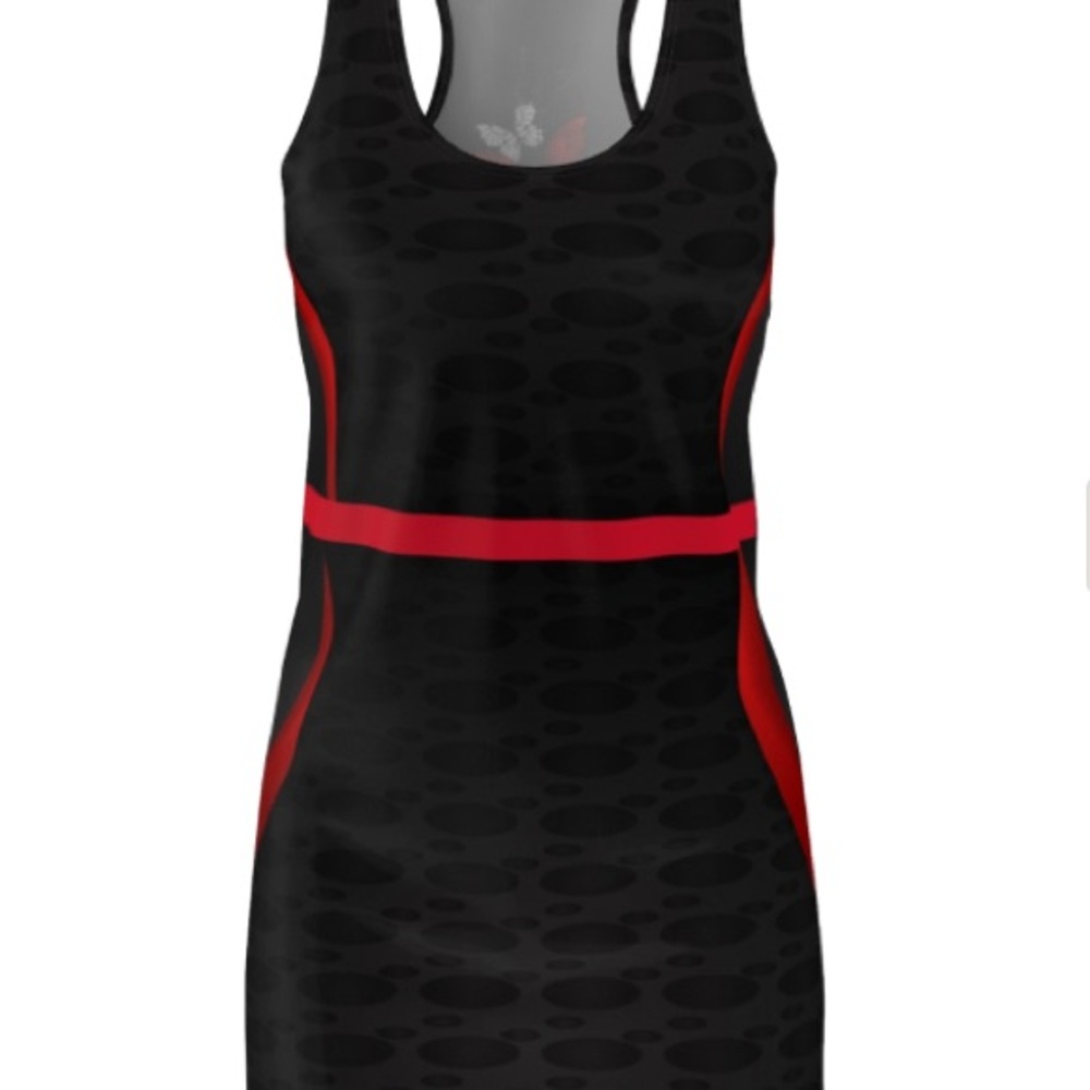 Redline Racer Dress | Sleek Sculpted Bodycon by Statuesk